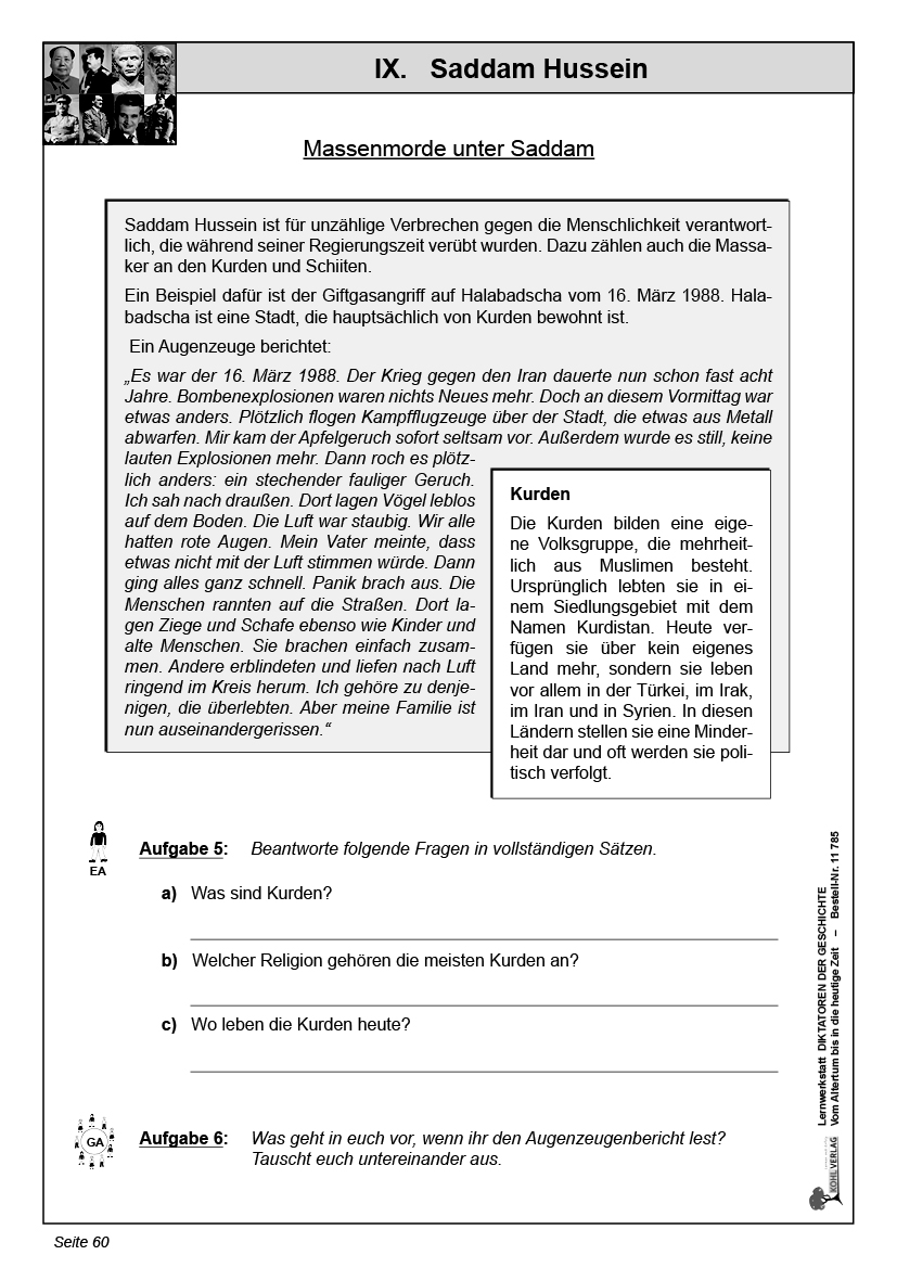 Lernwerkstatt Diktatoren der Geschichte Lernwerkstatt Diktatoren der Geschichte
