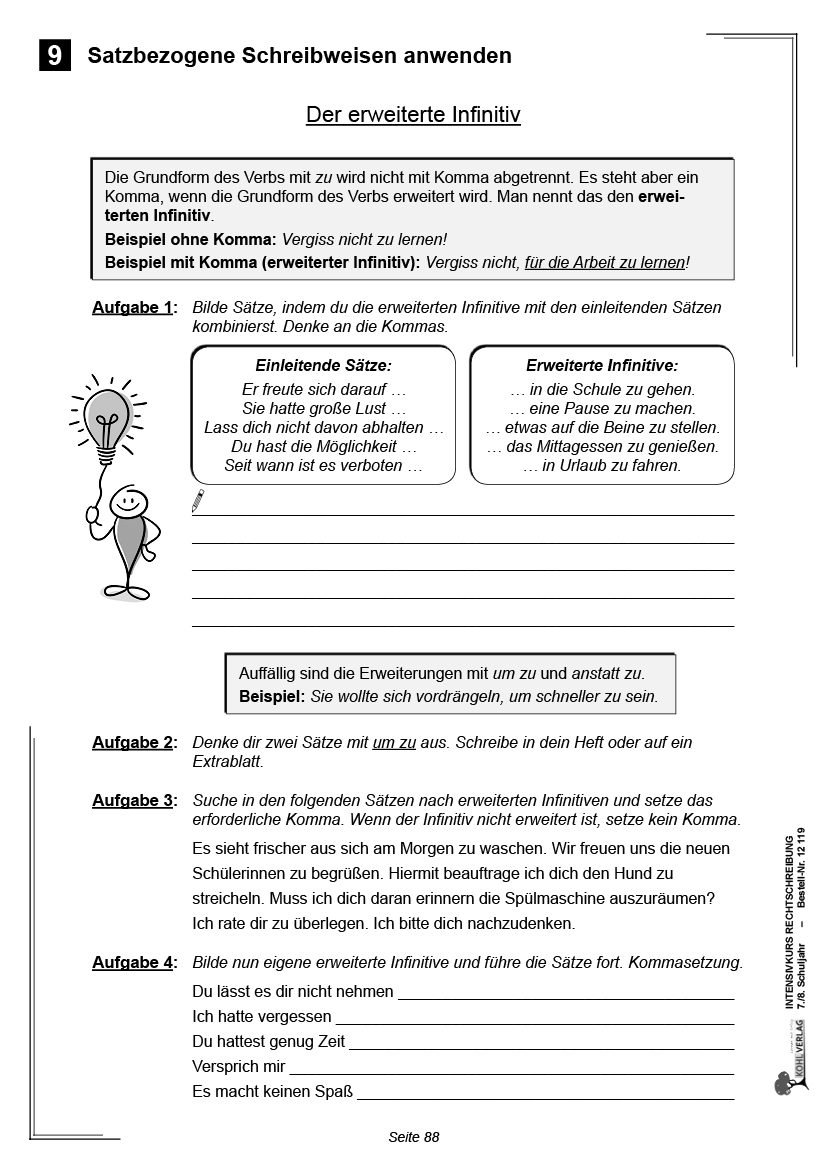 Intensivkurs Rechtschreibung / 7.-8. Schuljahr