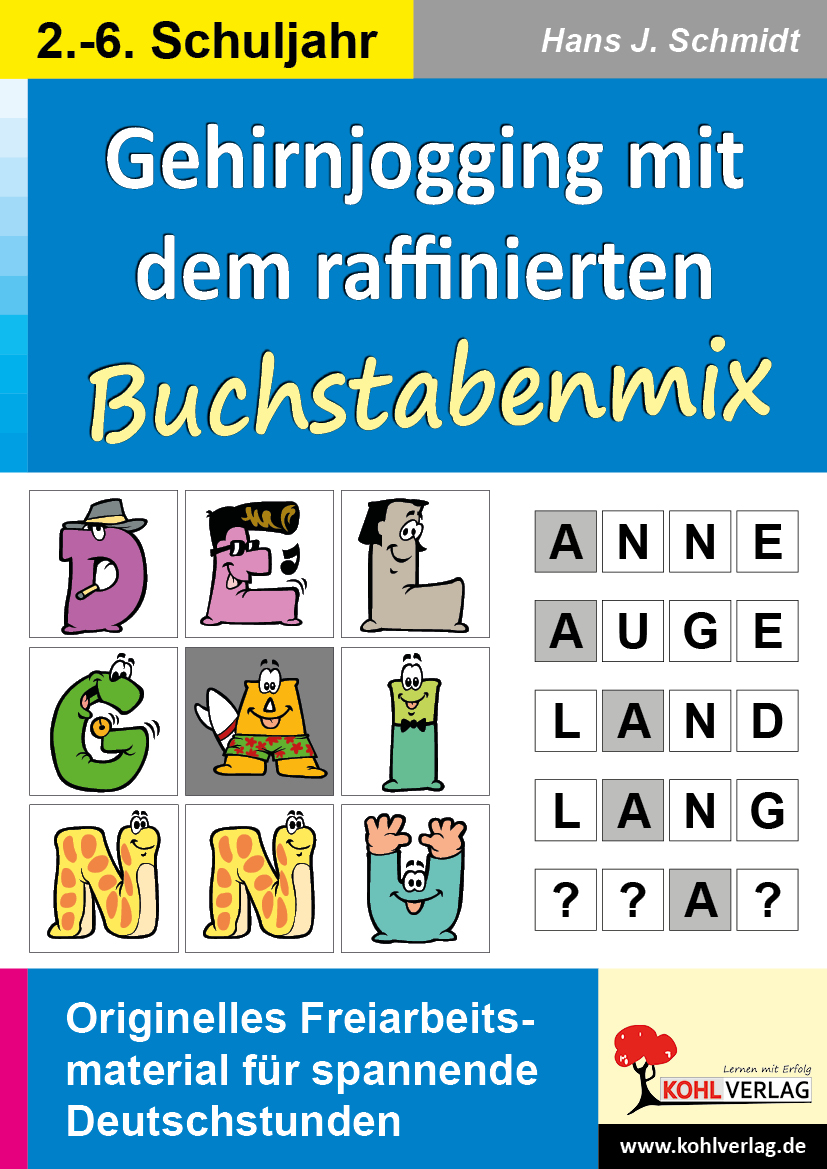 Gehirnjogging mit dem raffinierten Buchstabenmix