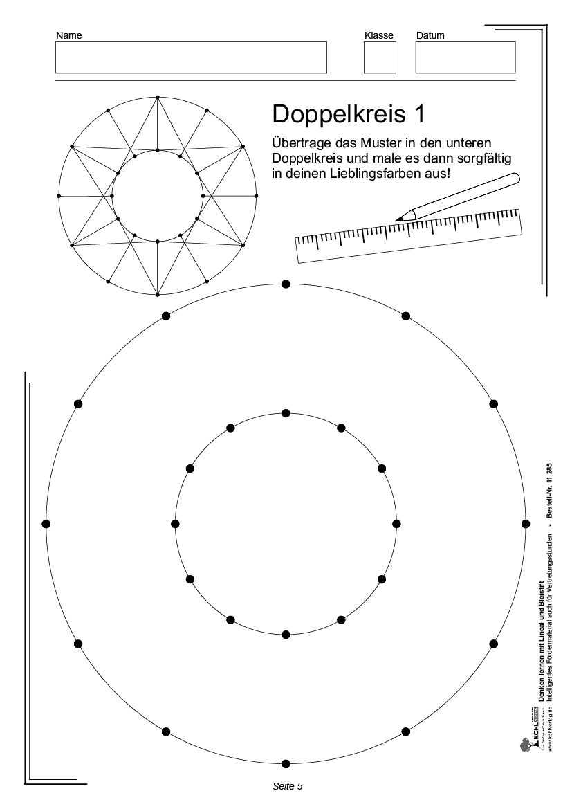 Denken lernen mit Lineal und Bleistift