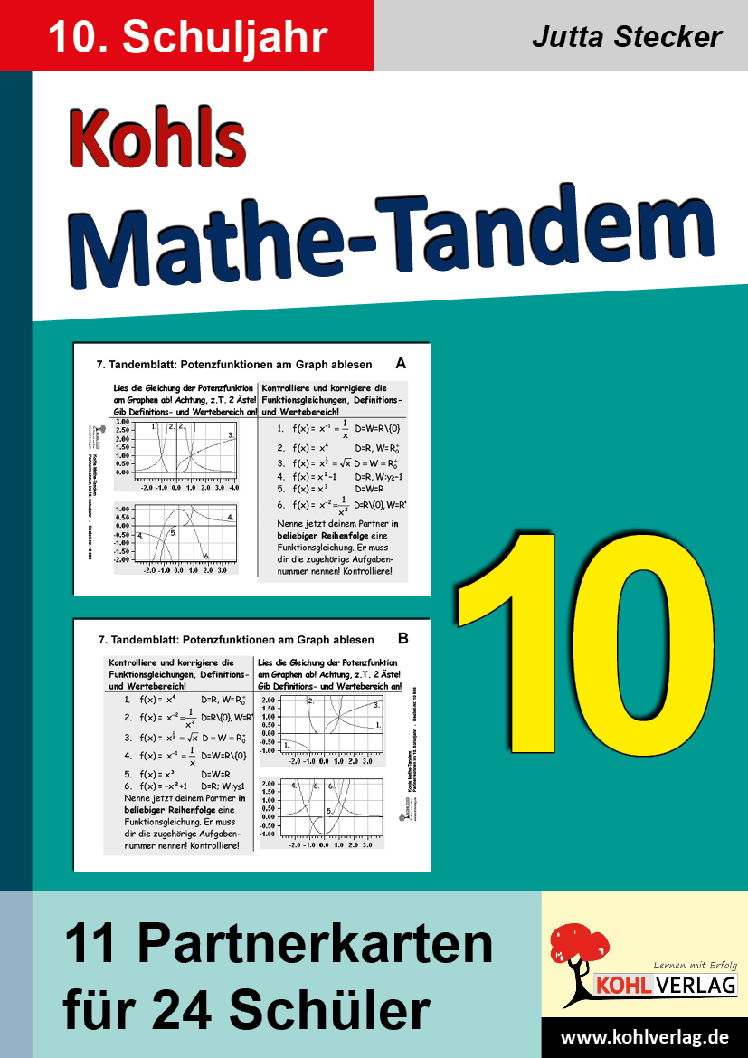 Kohls Mathe-Tandem / Klasse 10 Kohls Mathe-Tandem / Klasse 10
