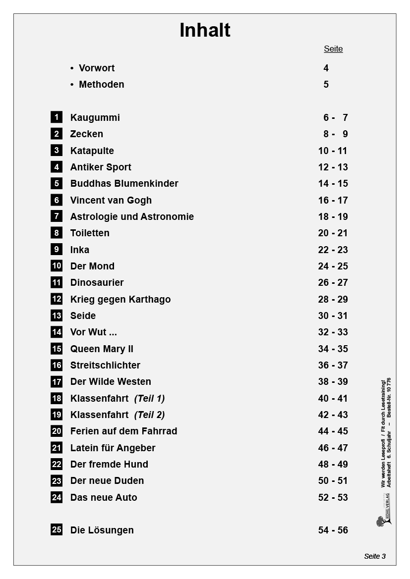Wir werden Leseprofi - Arbeitsheft / Klasse 6