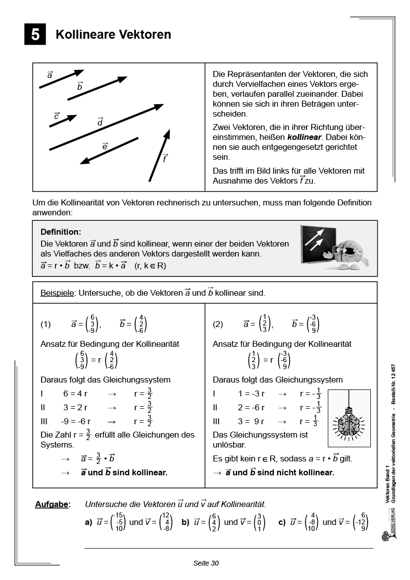 Vektorielle Geometrie I