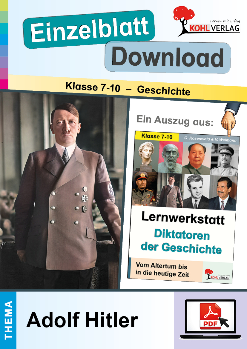Lernwerkstatt Diktatoren der Geschichte / Adolf Hitler