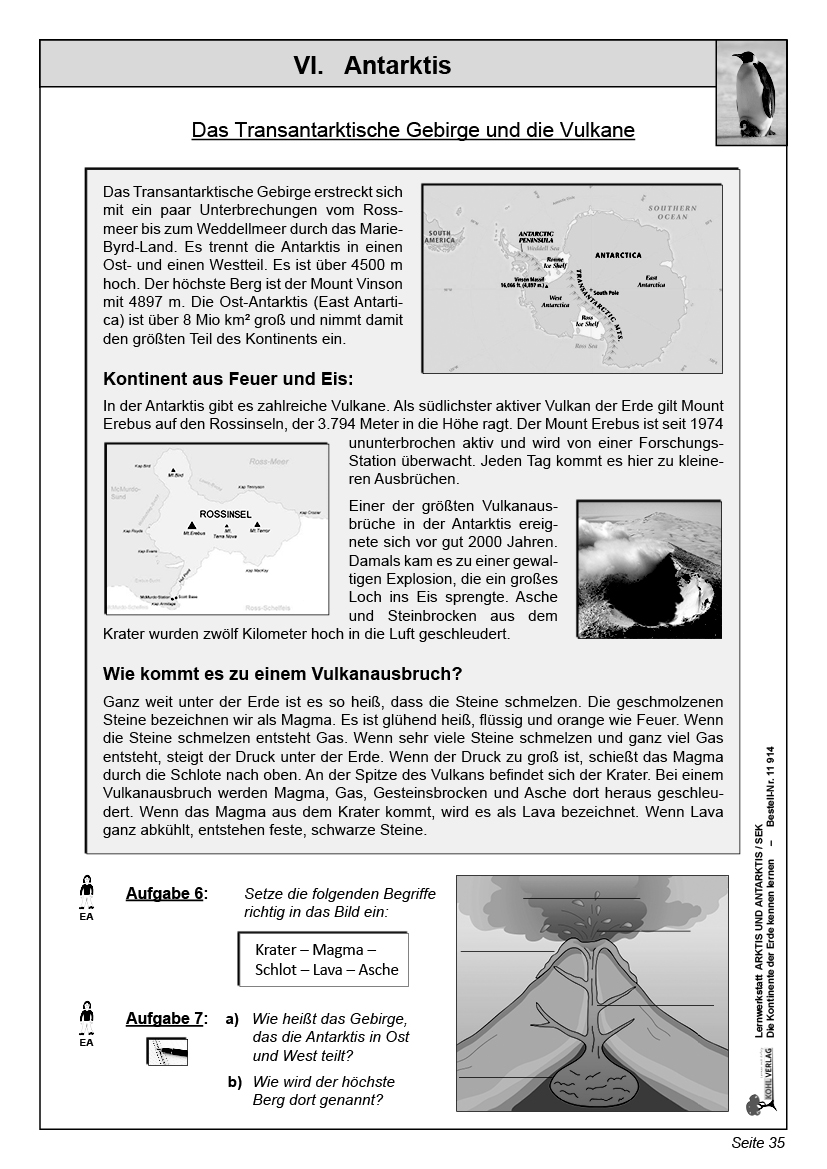 Lernwerkstatt ARKTIS & ANTARKTIS / Sekundarstufe