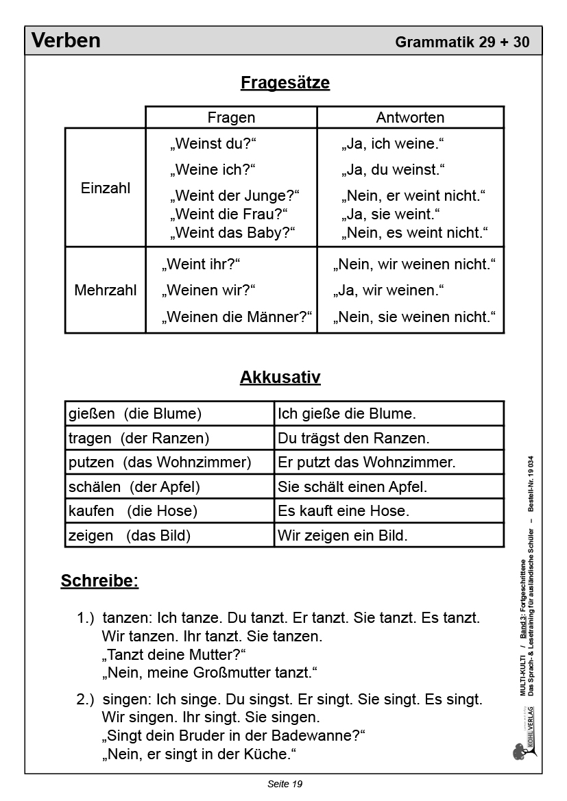 Multi-Kulti - Deutsch als Zweitsprache - Band 3: Fortgeschrittene