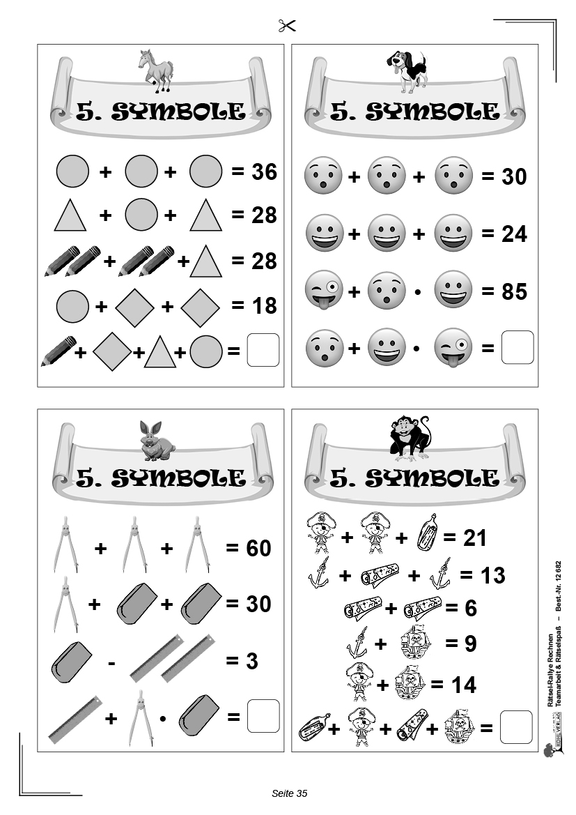 Rätsel-Rallye Rechnen