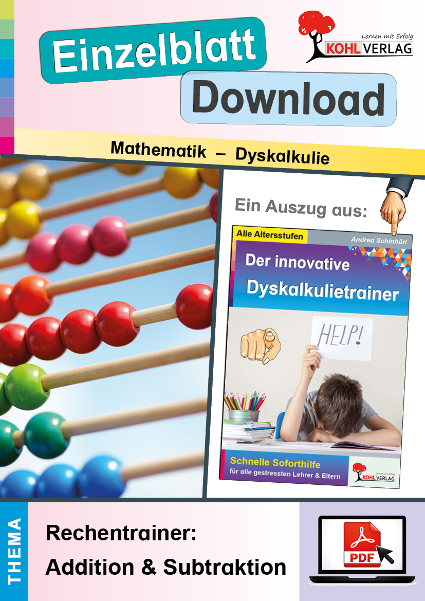 Der innovative Dyskalkulietrainer / Addition & Subtraktion