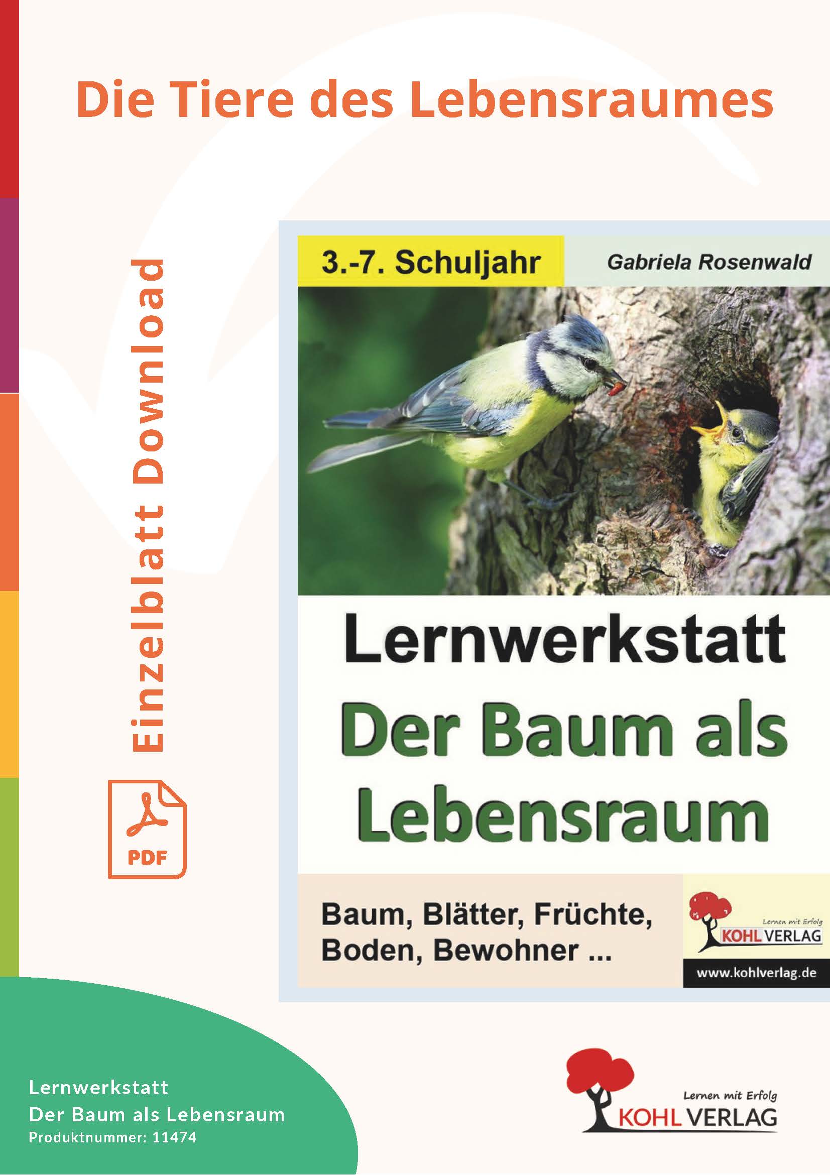 Lernwerkstatt: Die Tiere des Lebensraumes