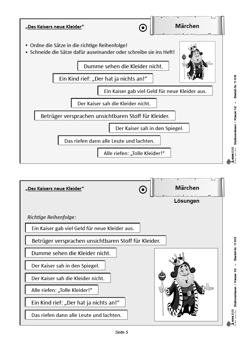 Stationenlesen Klasse 1/2