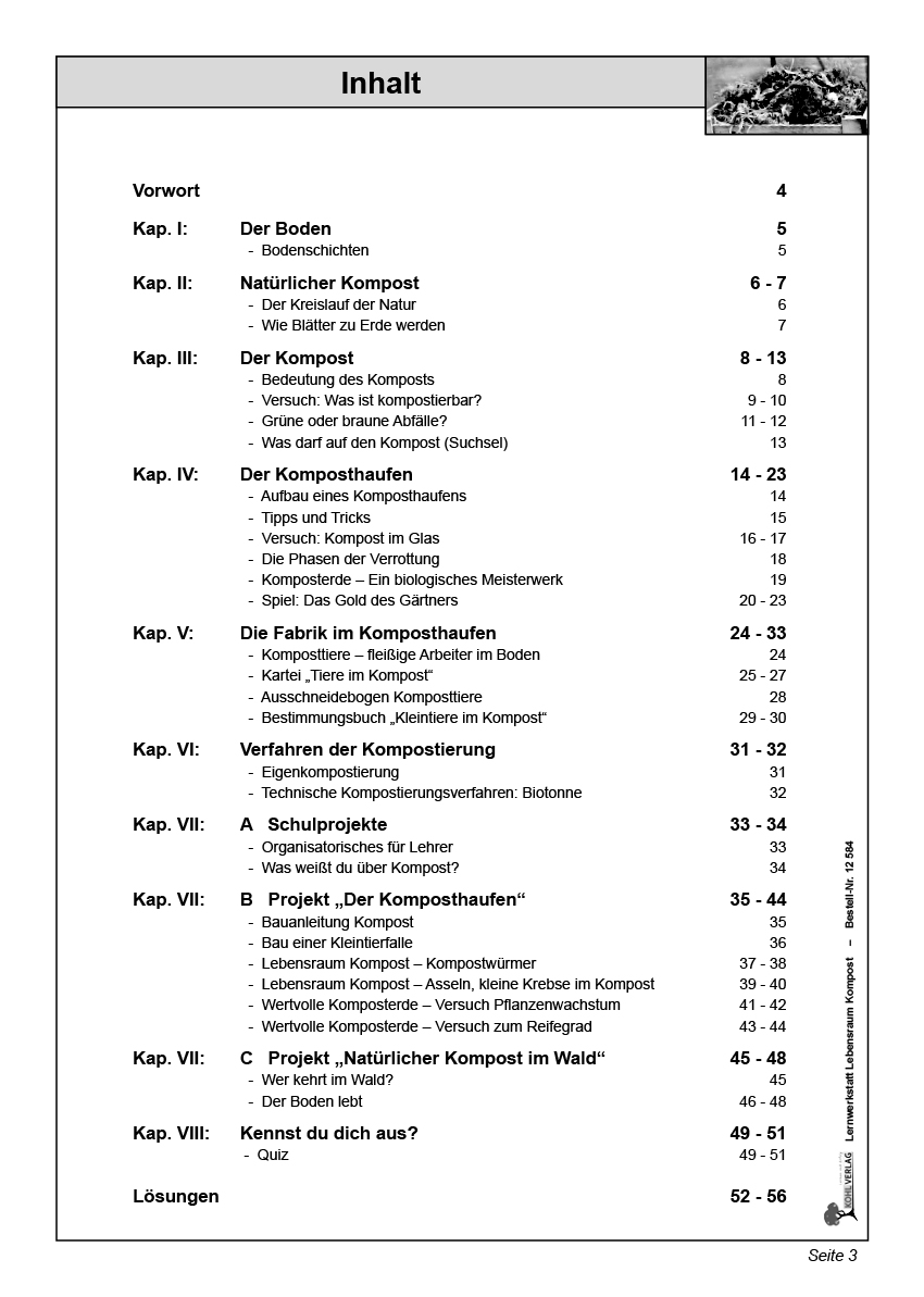 Lernwerkstatt Lebensraum Kompost