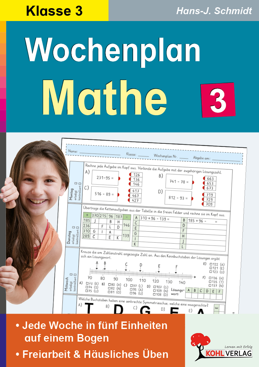 Wochenplan Mathe / Klasse 3