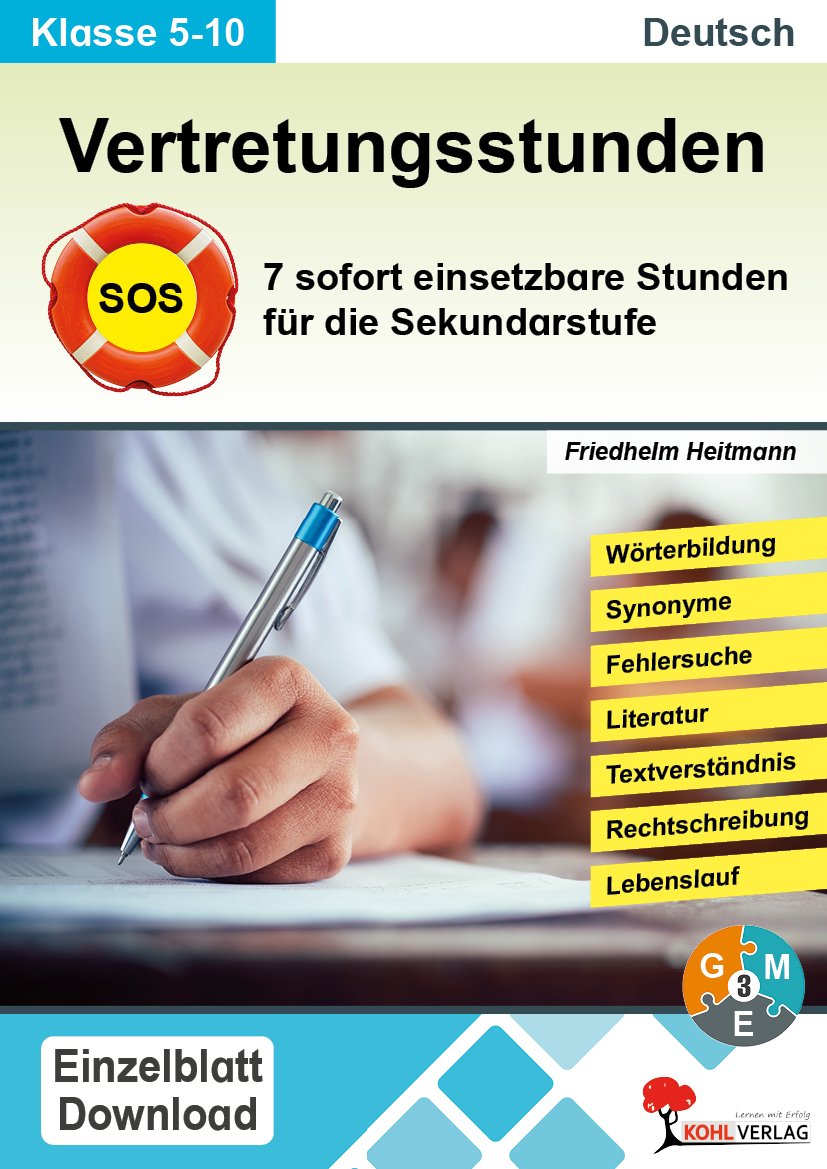 SOS - Vertretungsstunden DEUTSCH