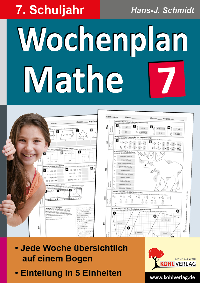 Wochenplan Mathe / Klasse 7 Wochenplan Mathe / Klasse 7