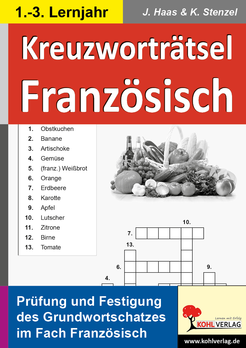 Kreuzworträtsel Französisch