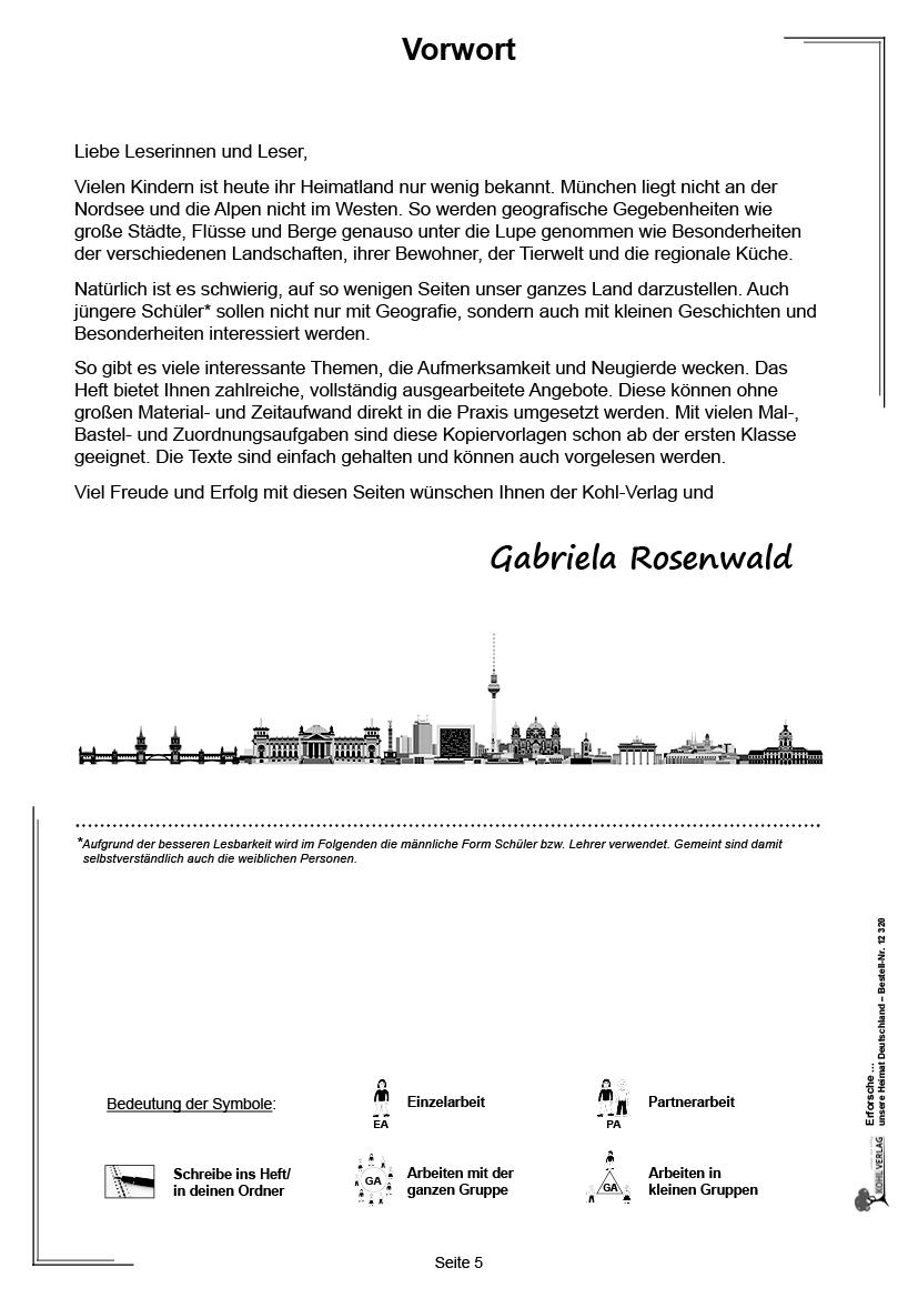 Erforsche ... unsere Heimat Deutschland