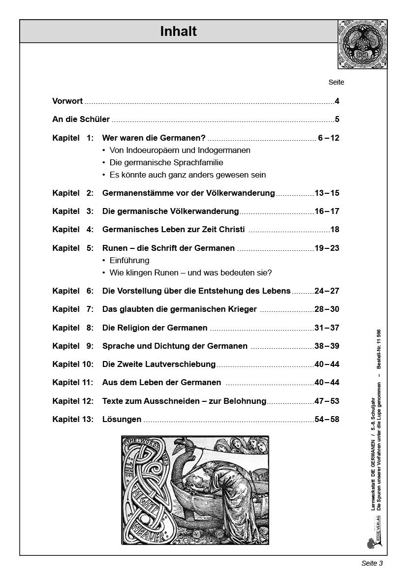 Lernwerkstatt Die Germanen / Sekundarstufe