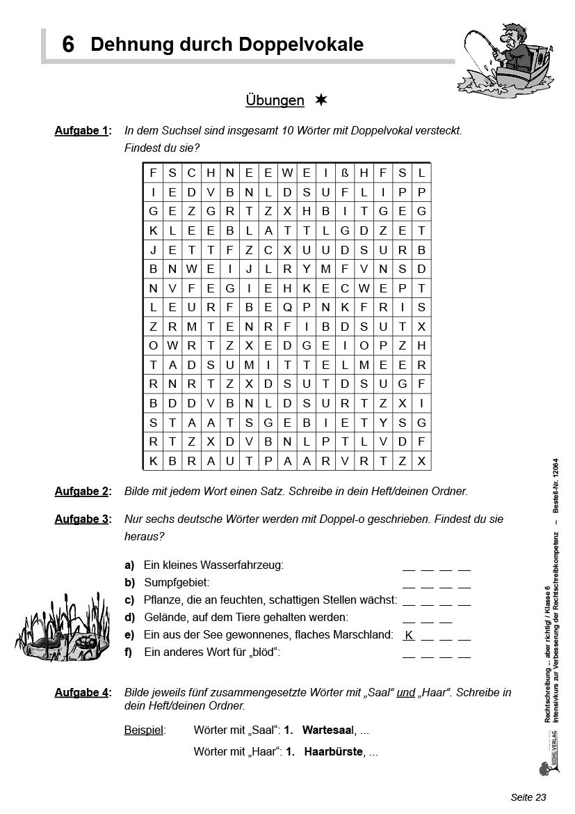 Rechtschreibung ... aber richtig! / Klasse 6