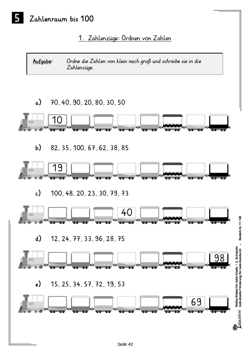 Mathe-Rätsel für helle Köpfe / Klasse 2