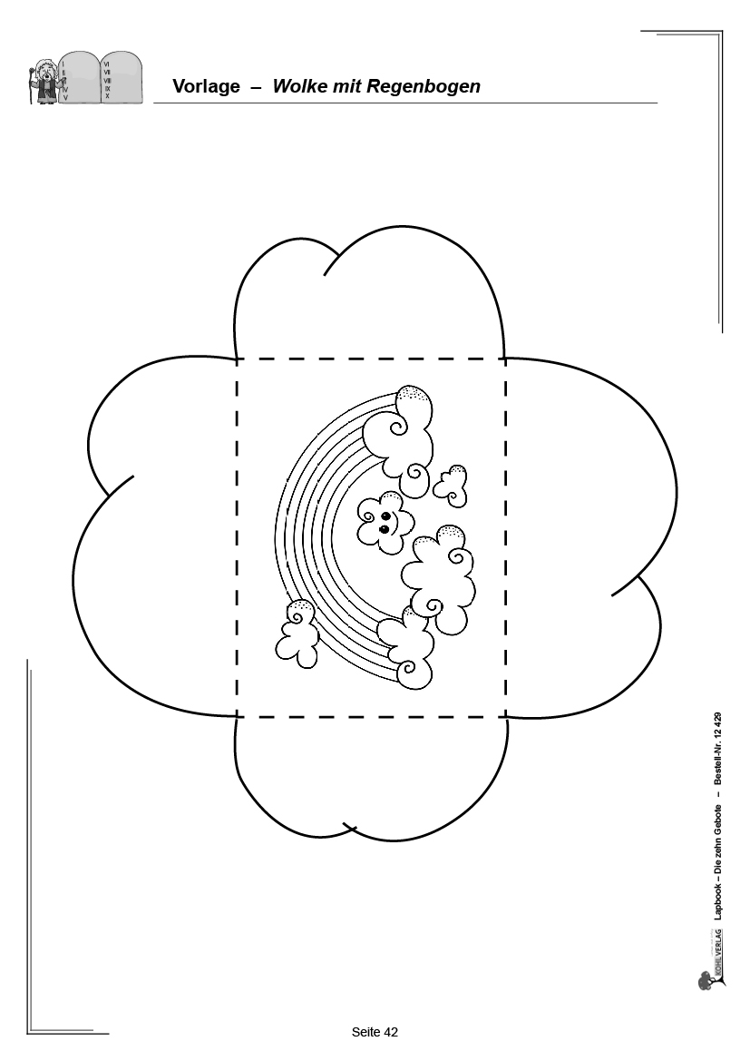 Lapbook Die zehn Gebote