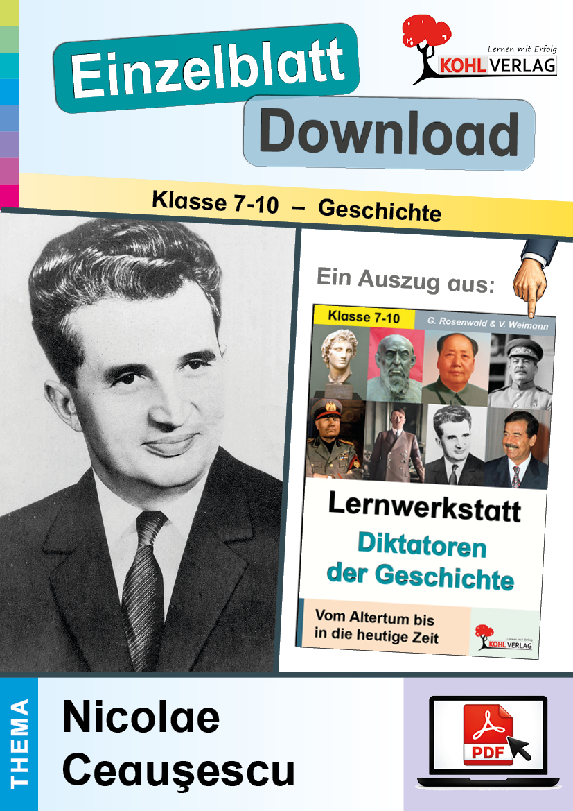 Lernwerkstatt Diktatoren der Geschichte / Nicolae Ceauşescu