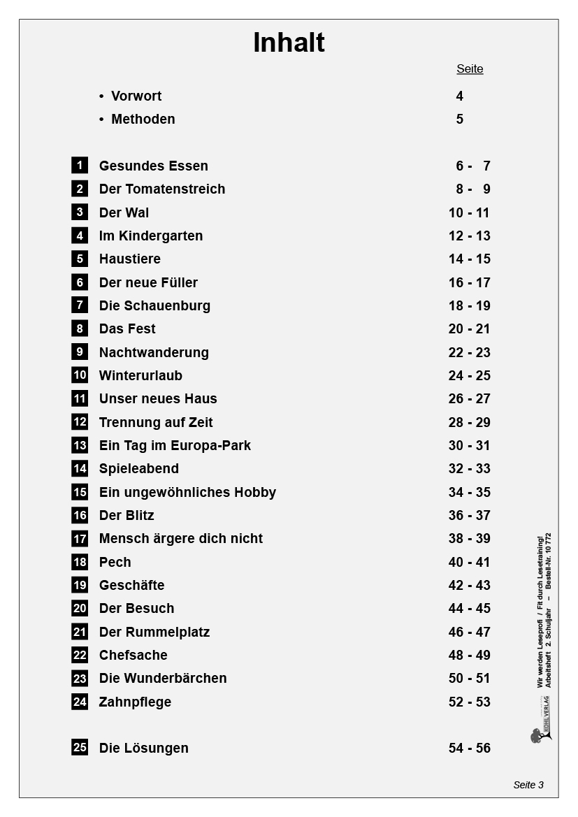 Wir werden Leseprofi - Arbeitsheft / Klasse 2