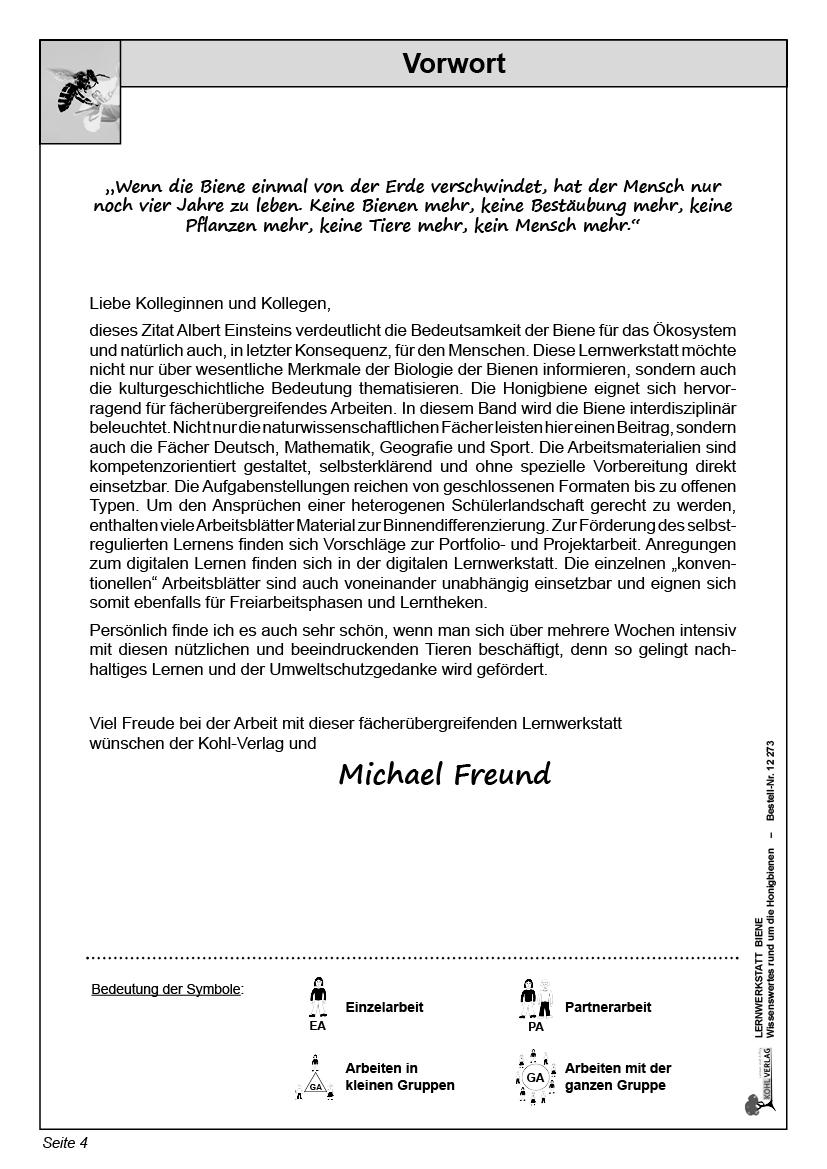 Lernwerkstatt Biene Lernwerkstatt Biene