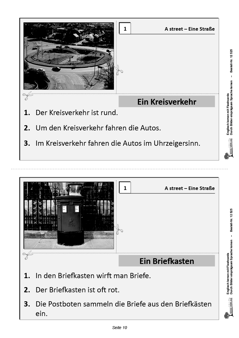 Englisch lernen mit Flashcards