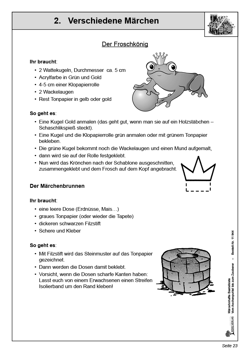 Märchenhafte Bastelkiste