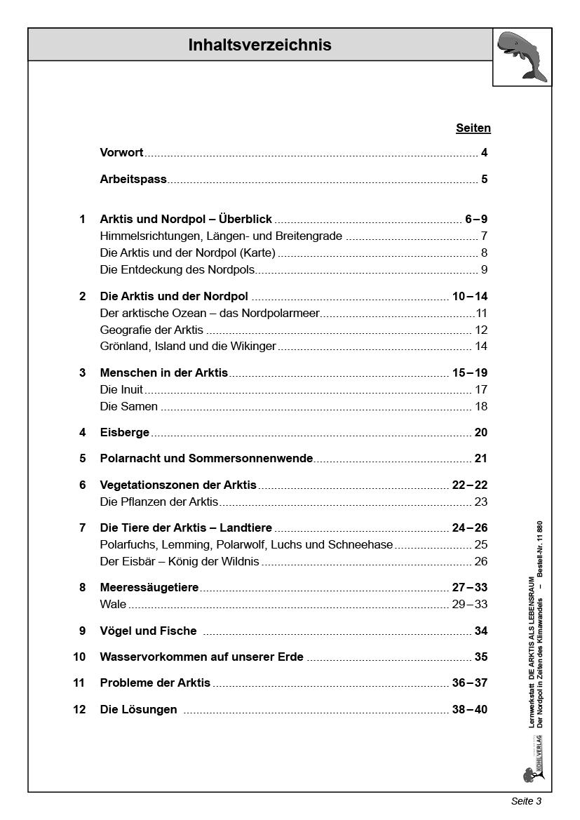 Lernwerkstatt Die Arktis als Lebensraum Lernwerkstatt Die Arktis als Lebensraum