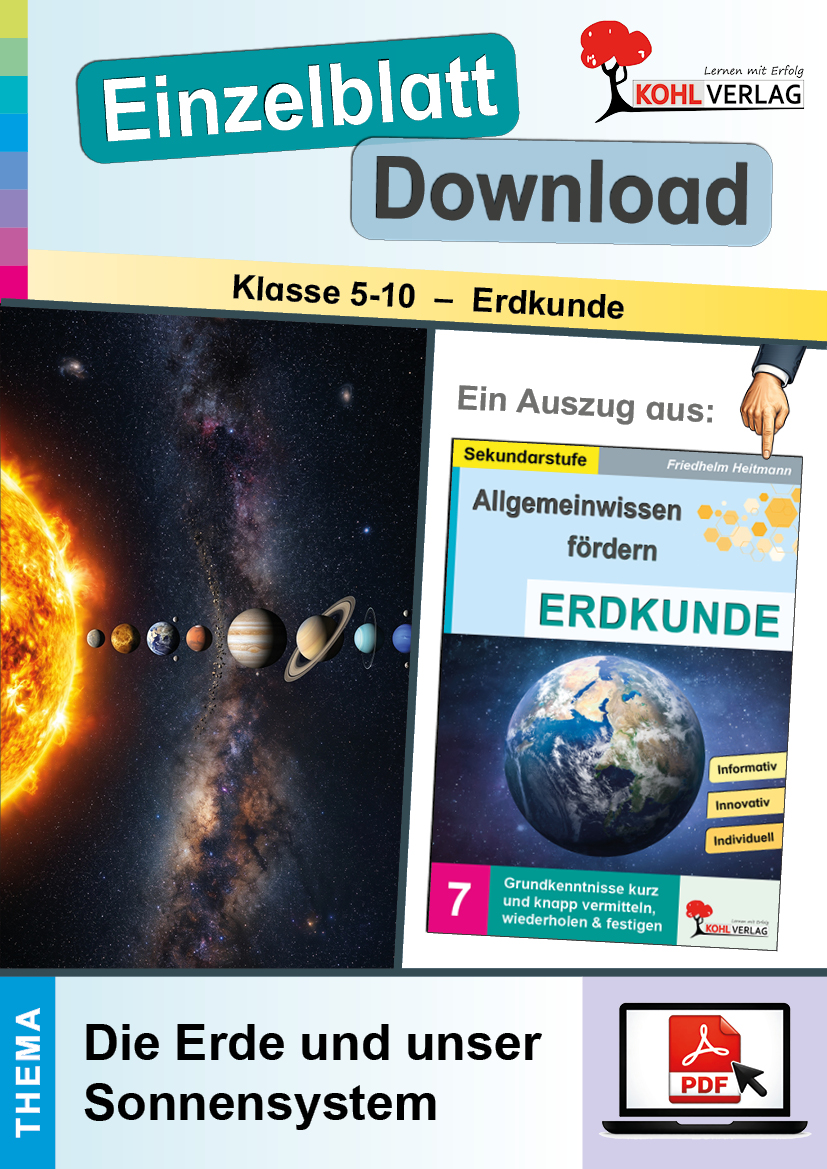 Allgemeinwissen fördern Erdkunde / Die Erde und unser Sonnensystem