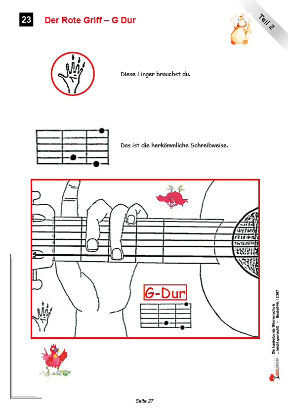 Die kunterbunte Gitarrenschule ... leicht gemacht!