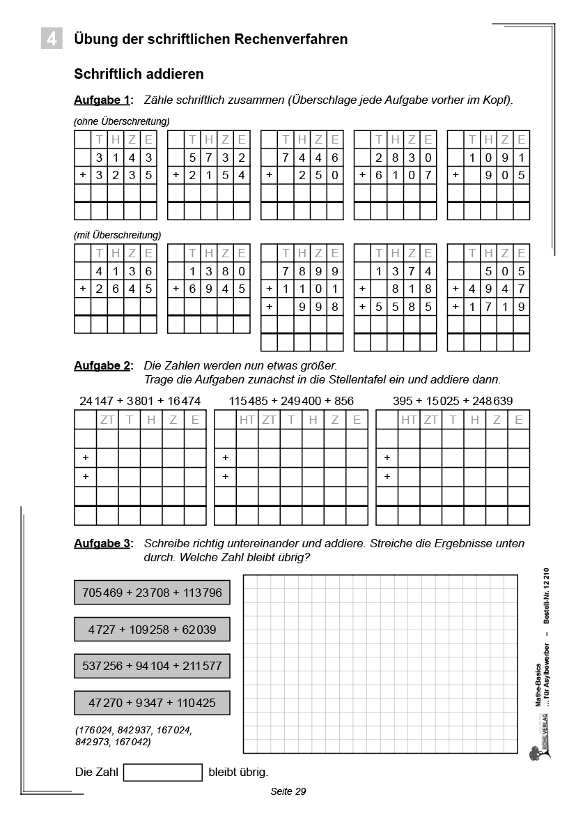 Mathe-Basics ... für Asylbewerber