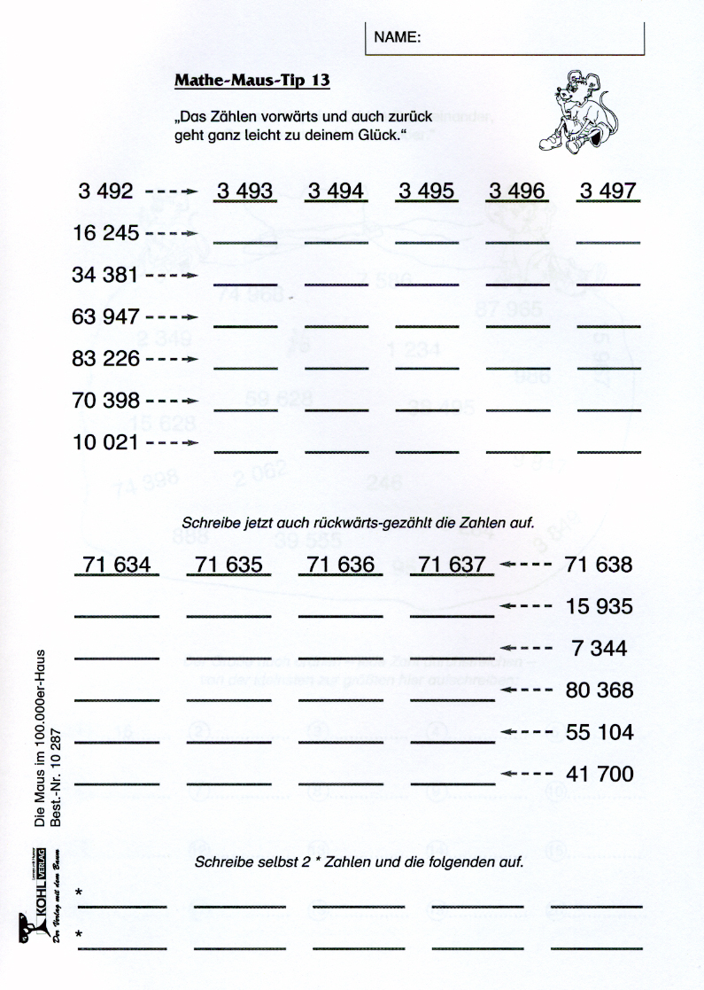 Die Maus im 100.000er-Haus