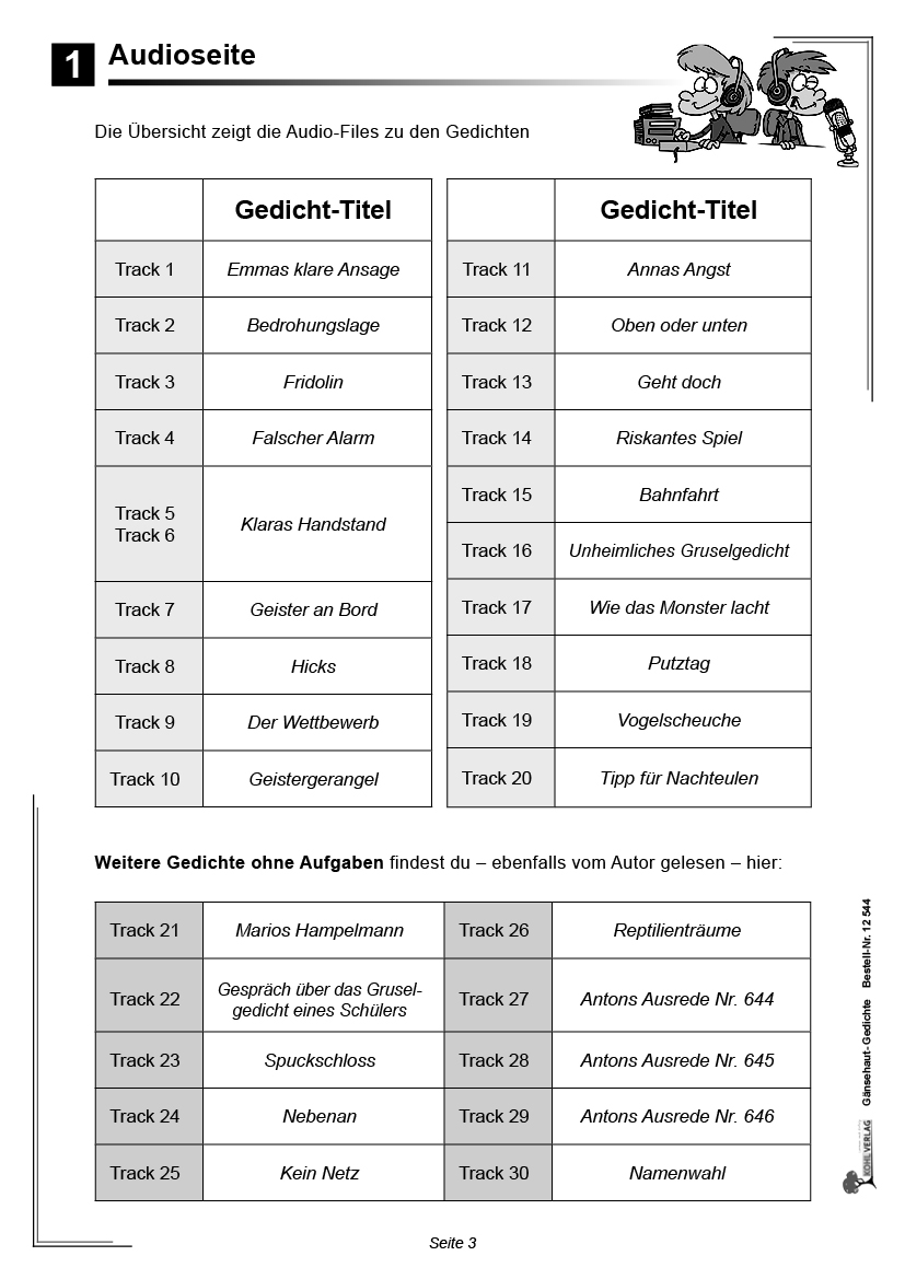 Gänsehaut-Gedichte