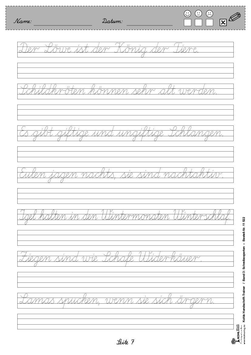 Handschrift-Trainer 4 - SCHREIBEXPERTEN