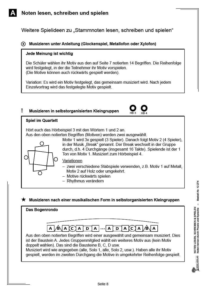 Noten lesen, schreiben & spielen