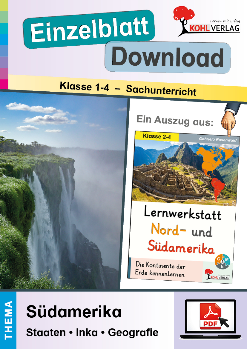 Lernwerkstatt Nord- und Südamerika / Südamerika - Staaten, Inka, Geografie