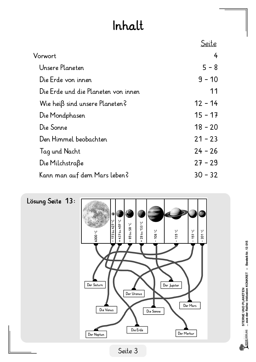 Sterne und Planeten