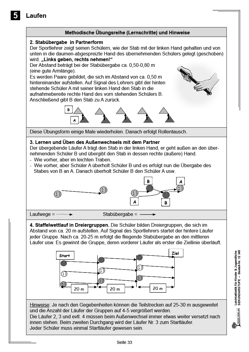 Leichtathletik für Kinder & Jugendliche / Sekundarstufe