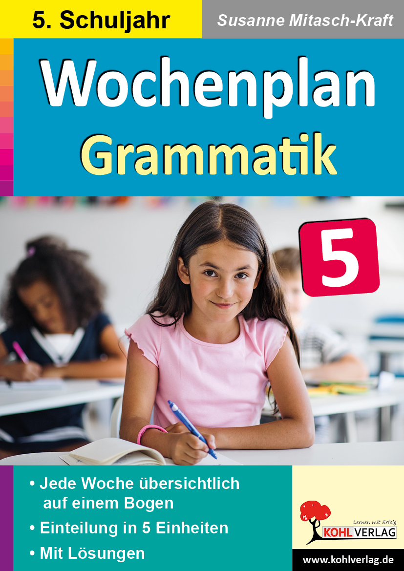 Wochenplan Grammatik / Klasse 5