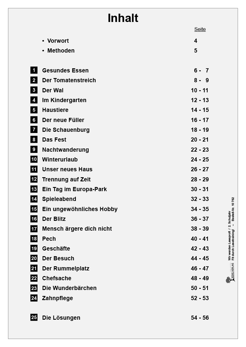 Wir werden Leseprofi / Klasse 2