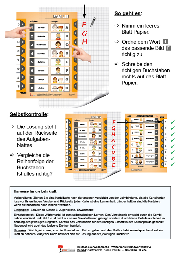 Deutsch als Zweitsprache - Grundwortschatz / Band 4