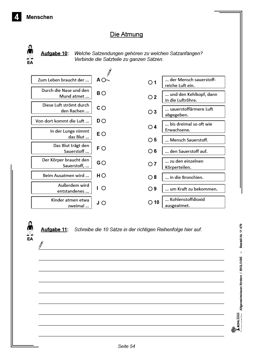 Allgemeinwissen fördern BIOLOGIE