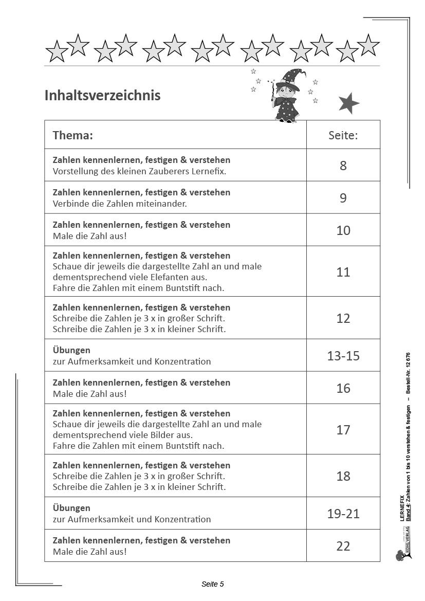 Lernefix / Band 4: Zahlen von 1 bis 10 verstehen & festigen