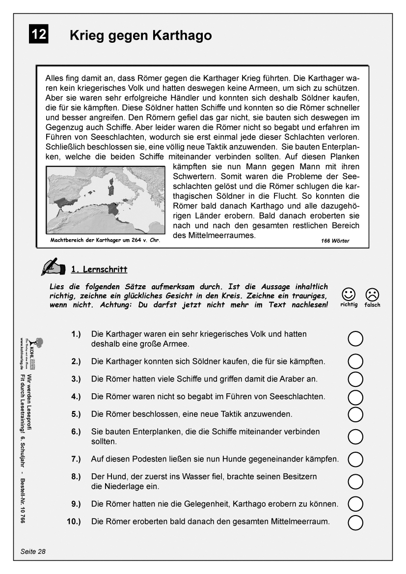 Wir werden Leseprofi / Klasse 6