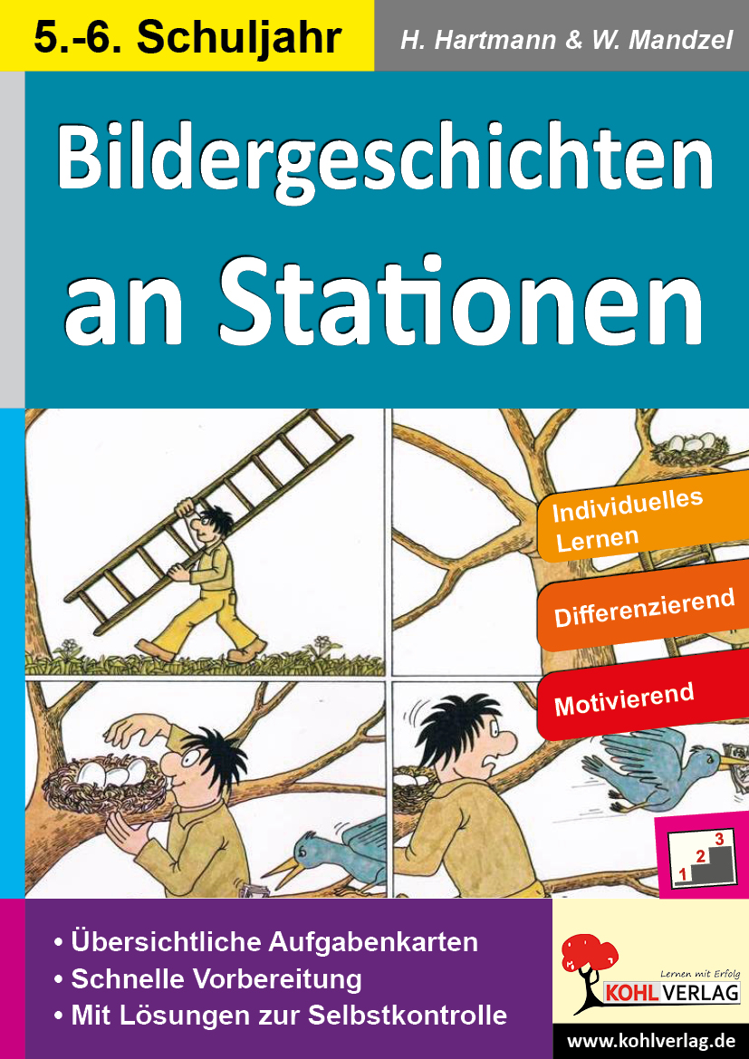 Bildergeschichten an Stationen / Klasse 5-6