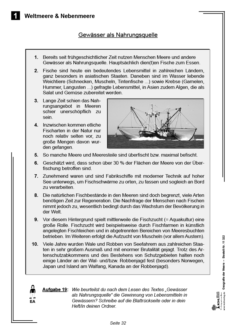 Geografie der Meere