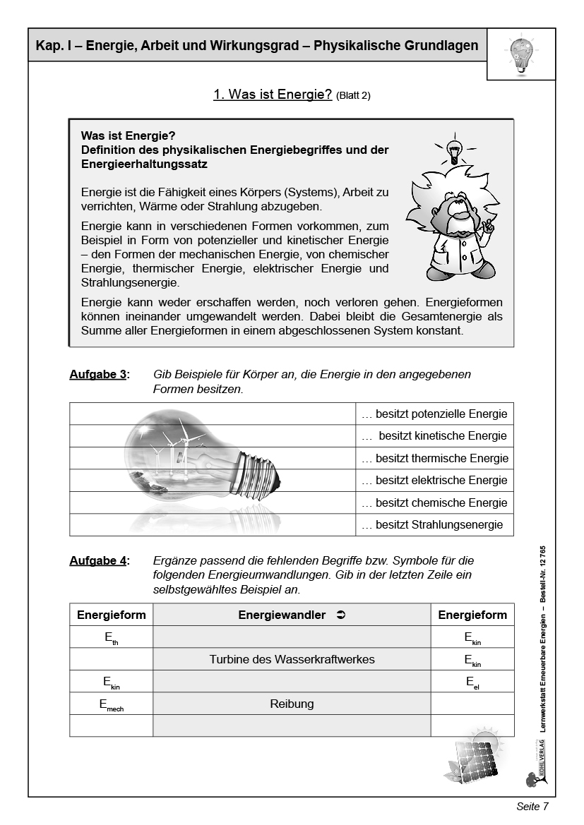 Lernwerkstatt Erneuerbare Energien