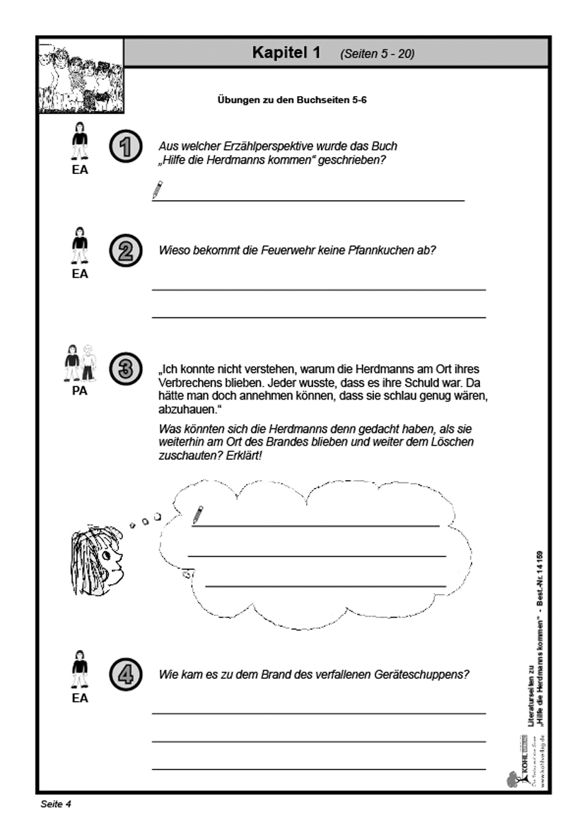 Hilfe die Herdmanns kommen - Literaturseiten